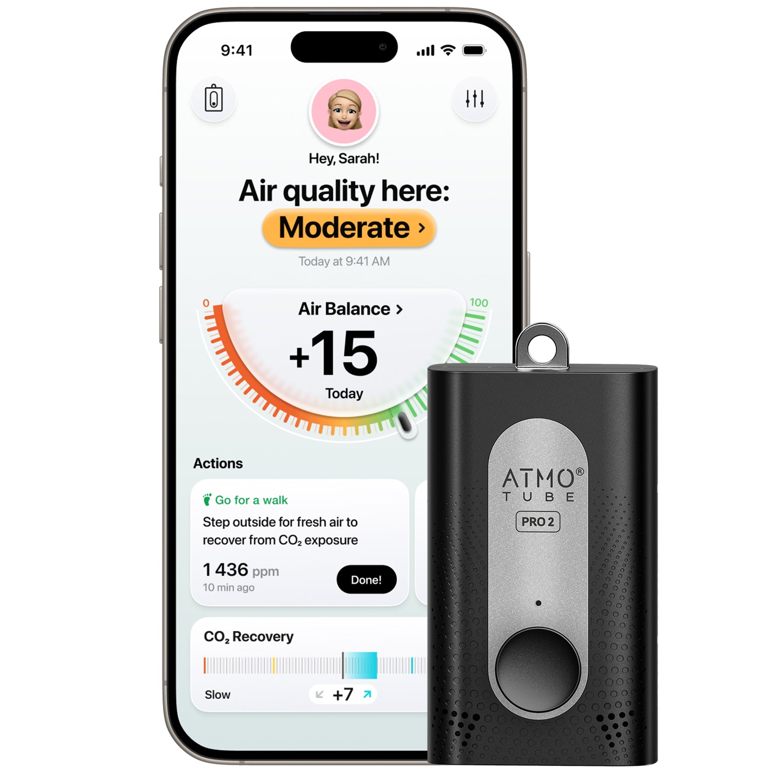 Atmotube PRO 2 — portable air quality tracker – ATMO® Store