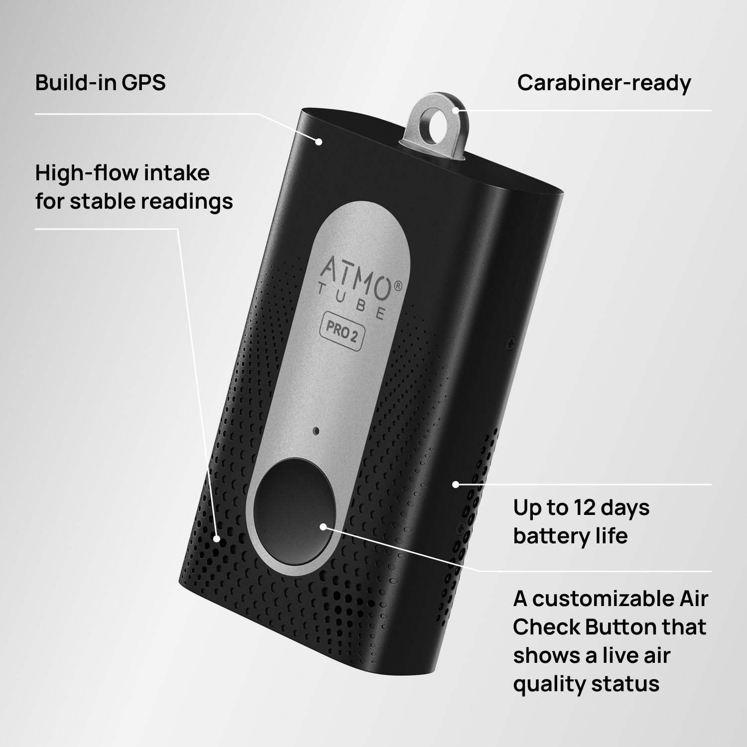 Atmotube PRO 2 — portable air quality tracker – ATMO® Store