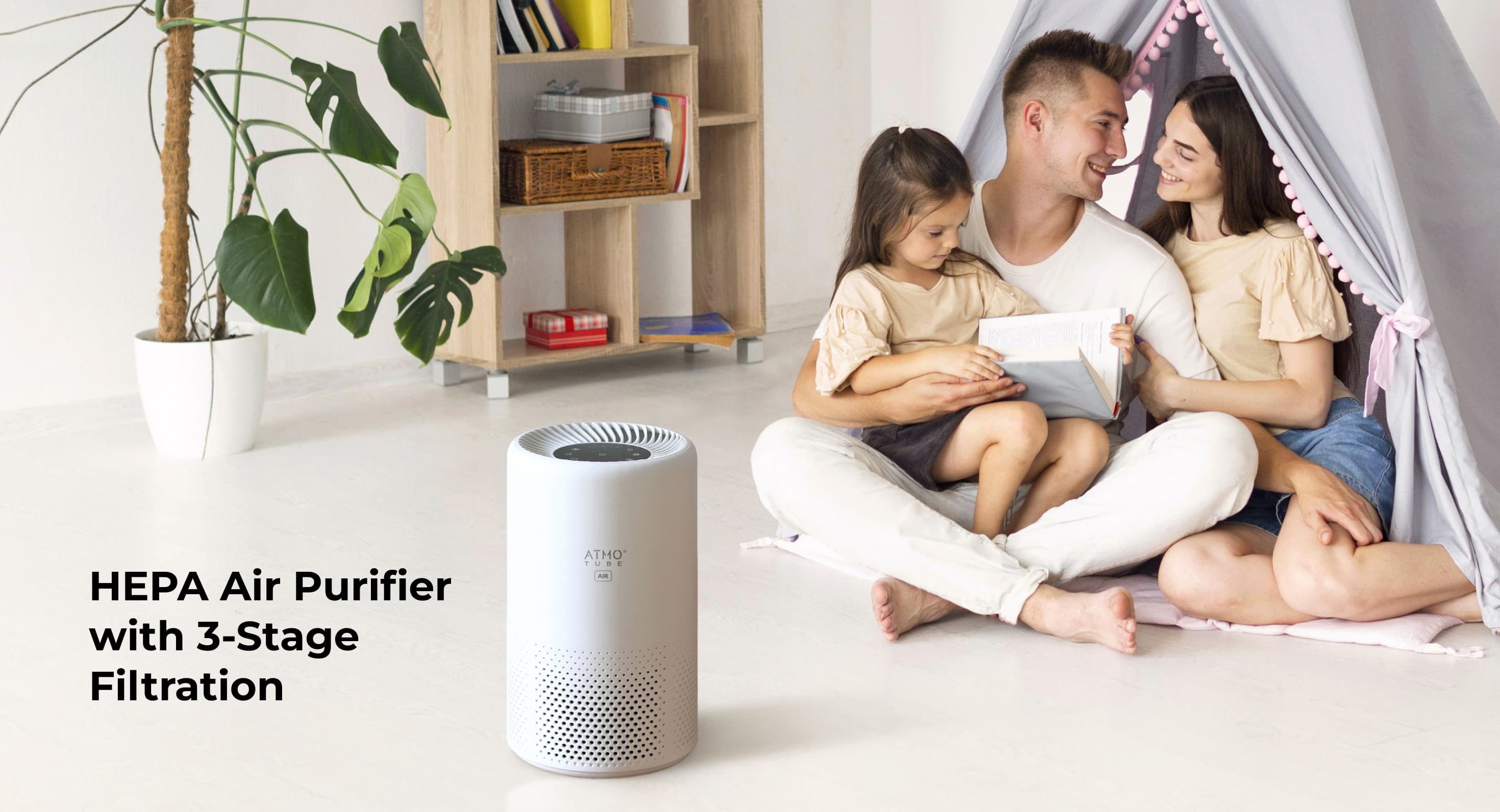 Atmotube AIR® — HEPA Air Purifier with 3-Stage Filtration